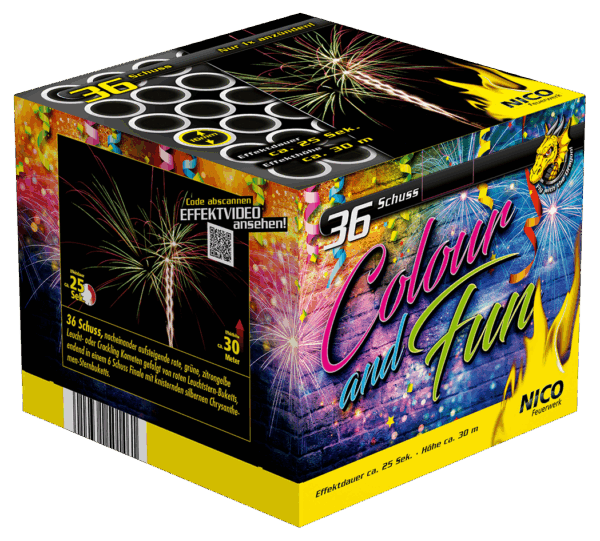 Nico Colour and Fun, 36 Schuss
